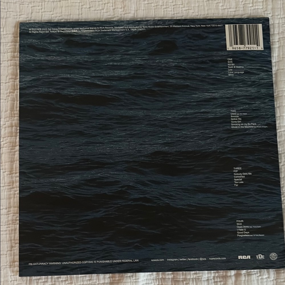 SZA Vinyl - Picture 2 of 3